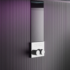 Gessi Hi-Fi Смеситель для душа, с включением до 2 источников одновременно (внешняя часть), цвет: хром