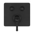 GESSI HI-FI ECLECTIC Смеситель для душа настенный встраиваемый, однорычажный, с 2 запорными кнопками, цвет Black XL