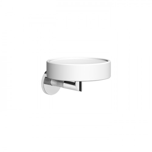 Gessi Anello Мыльница настенная белая, цвет: хром