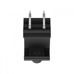 GESSI BINARIO Профиль линейный 250 мм., с подготовкой под систему ОВиК/HVAC, цвет Black XL