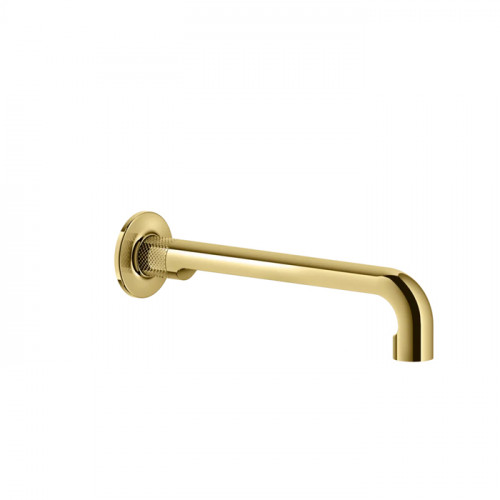 GESSI INCISO Настенный излив 255мм, на 1/2", комбинируемый с удаленным управлением (не входит в комплект), цвет: золото
