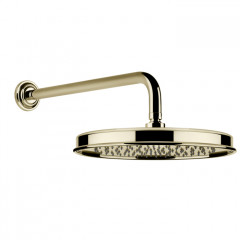 GESSI VENTI20 Верхний душ 328 мм., с настенным держателем 389 мм., цвет Brass PVD