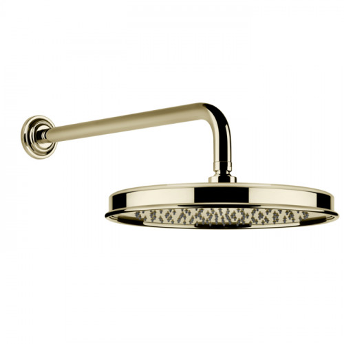 GESSI VENTI20 Верхний душ 328 мм., с настенным держателем 389 мм., цвет Brass PVD