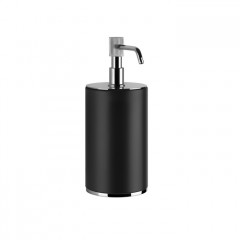 GESSI VENTI20 Дозатор для жидкого мыла настольный, цвет черный, фурнитура хром