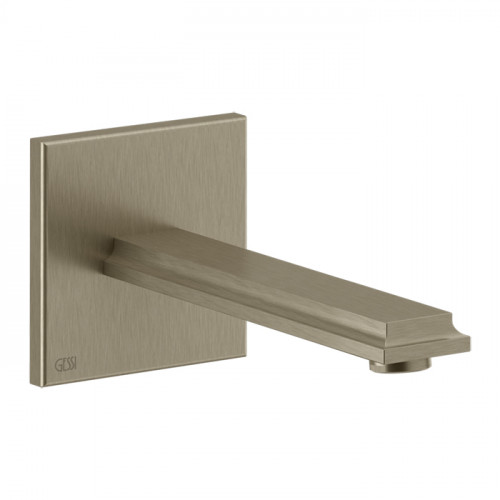 Gessi Eleganza Настенный излив на 1/2" для монтажа с удаленным управлением 46112+46106 (не входит в комплект), цвет: Finox