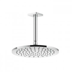 GESSI Rilievo Потолочная душевая головка шарнирная на 1/2", 250мм, длина изгот. под заказ (105 - 1855мм), цвет: хром