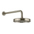 GESSI VENTI20 Верхний душ 200 мм., с настенным держателем 389 мм., цвет Finox Brushed Nickel