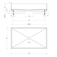 GESSI 316 Раковина 600x350 мм., для установки на столешницу, без перелива, нержавеющая сталь, цвет Copper Brushed PVD