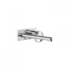 Gessi Anello Смеситель настенный, с изливом 194-214 мм, цвет Black Metal Brushed PVD (внешняя часть)