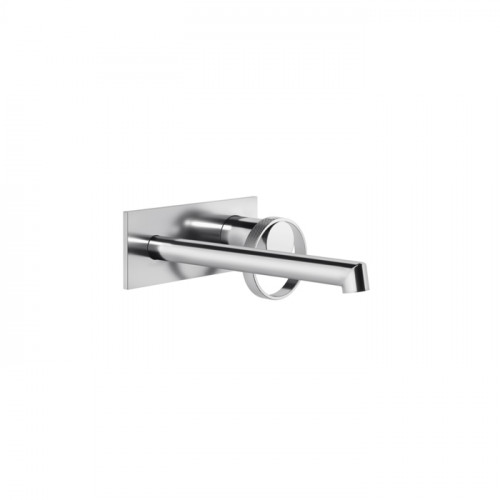 Gessi Anello Смеситель настенный, с изливом 194-214 мм, цвет Black Metal Brushed PVD (внешняя часть)