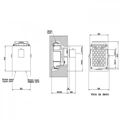 Gessi Rettangolo Встраиваемый термостат для душа, с 1 выходом, (внешние части), цвет: хром