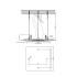 GESSI INCISO Душевая головка настенная, шарнирная на 1/2", 300мм, цвет: brushed black metal pvd