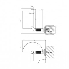 GESSI VENTI20 Держатель туалетной бумаги, с крышкой, цвет Brass PVD
