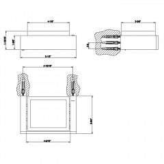 GESSI INVERSO ACCESSORIES Мыльница настенная белая, цвет: Warm Bronze Br PVD