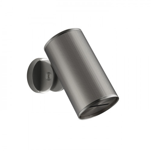 GESSI 316 RIGATO Верхний душ 79 мм., с настенным креплением, водопад, цвет Steel Brushed