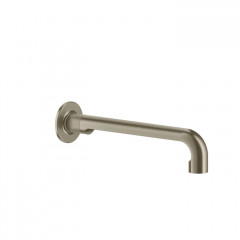 GESSI INCISO Настенный излив 255мм, на 1/2", комбинируемый с удаленным управлением (не входит в комплект), цвет: Finox Brushed Nickel