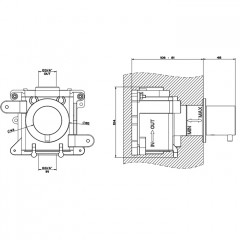 GESSI 316 Запорный вентиль на 1 источник, резьба 3/4" (внешняя часть), цвет: steel brushed