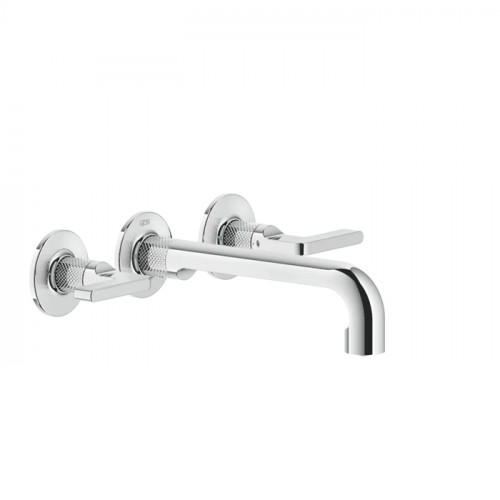 GESSI INCISO Встраиваемый смеситель для раковины на 3 отверстия с изливом 210-190мм (внешние части), цвет: хром