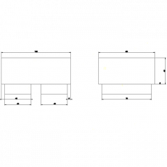 Gessi Rettangolo Мыльница настольная, цвет: хром/черный