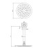 Gessi Emporio Emporio shower Душевая головка потолочная, поворотная с шарниром, с защитой от известкового налёта, цвет: Finox Brushed Nickel