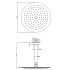 Gessi Emporio Emporio shower Душевая головка потолочная, поворотная с шарниром, с защитой от известкового налёта, цвет: Mirror Steel
