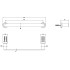 Gessi Emporio accessories Полотенцедержатель, 30 см, цвет: Chrome