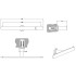 Gessi Emporio accessories Настенный двойной держатель для туалетной бумаги, цвет: Black XL