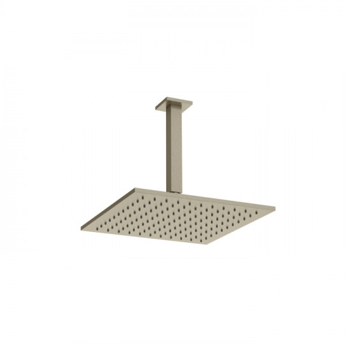 Gessi Emporio Emporio shower Душевая головка потолочная, поворотная с шарниром, с защитой от известкового налёта, цвет: Finox Brushed Nickel