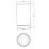 GESSI Emporio Accessories Стакан настольный, сатинированное стекло, держатель Finox Brushed Nickel