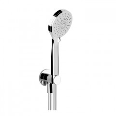 Gessi Emporio Emporio shower Душевой комплект: вывод воды, держатель, шланг 1,50 м и 3-позиционная душевая лейка с защитой от изв. налёта, цвет: Chro