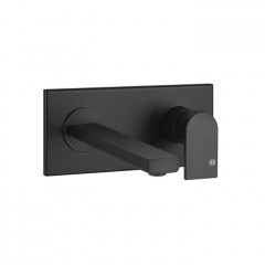 Gessi Emporio Via manzoni Bнешняя часть для настенного смесителя с коротким изливом, без донного клапана, цвет: Black XL