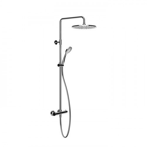 Gessi Emporio Emporio shower Настенный смеситель-термостат, душевая головка, переключатель, штанга, шланг, душ, цвет: Chrome