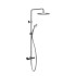 Gessi Emporio Emporio shower Настенный смеситель-термостат, душевая головка, переключатель, штанга, шланг, душ, цвет: Chrome