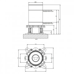 Gessi Emporio Via manzoni Встраиваемая часть для напольного смесителя для ванны с душевой лейкой, цвет: Chrome