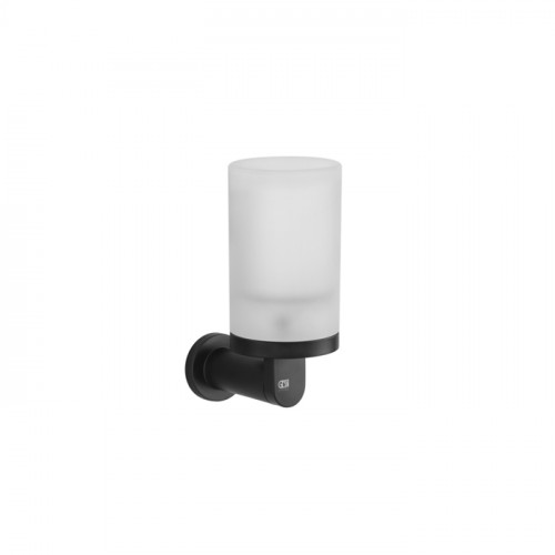 Gessi Emporio accessories Стакан настенный, сатинированное стекло, цвет: Black XL