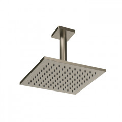 Gessi Emporio Emporio shower Душевая головка потолочная, поворотная с шарниром, с защитой от известкового налёта, цвет: Finox Brushed Nickel