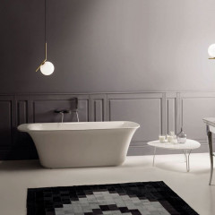 GLOBO Relais Донный клапан и сифон для ванны, хром