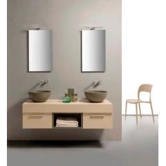 GLOBO T-Edge Раковина-чаша на столешницу D=37см H=16см, цвет Felce