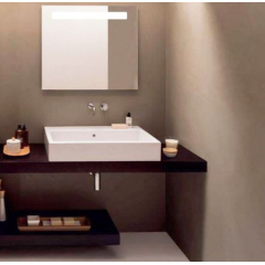 GLOBO T-Edge Раковина-чаша на столешницу/подвесная 50х47Х14.5 см, с 1 отв под смеситель, цвет белый