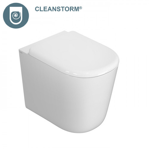 GLOBO Lalita Унитаз напольный безободковый 54х36хh43 см, со сливом CLEANSTORM, цвет белый