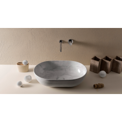 GLOBO Выпуск для раковины без перелива, цвет marma di carraro