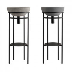 Globo Ring Полочка для консоли OP003RAR, цвет черный матовый(правая/левая)