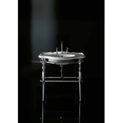 GLOBO Paestum Консоль латунь напольная 110*60*h80,5см, без раковины PA022, с комплектом креплений, цвет хром