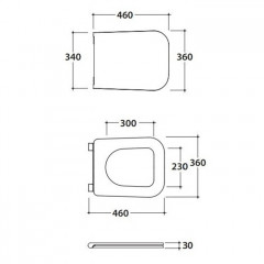 GLOBO Stone Сиденье для унитазов 52см STS05/ST002, цвет белый матовый (микролифт)