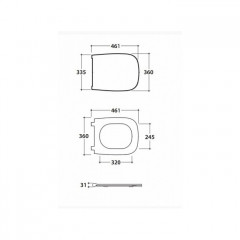 GLOBO Genesis Сиденье для унитаза GNS02/GN001, быстросъемное, цвет nero opaco/хром (микролифт)