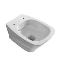 GLOBO Daily Унитаз подвесной Безободковый 53*37см, с системой скрытого крепежа, цвет белый