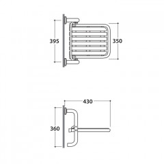 GLOBO Ausilia Сиденье откидное