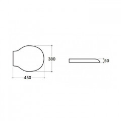 GLOBO Paestum Сиденье для унитазов PAS03/PA025, термопластик, съемное, цвет белый/золото, микролифт