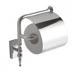 GLOBO Paestum Держатель для туалетной бумаги с крышкой, цвет хром
