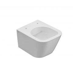 GLOBO Stone Унитаз подвесной Безободковый 45*37см, с системой скрытого крепежа, цвет белый